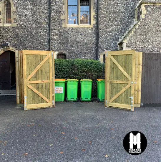 Commercial fencing East Kent by Moores Fencing