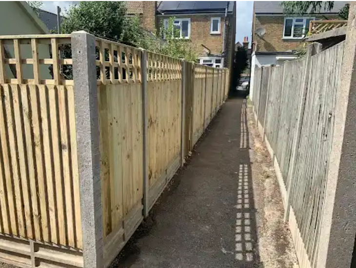 Closeboard with trellis top East Kent by Moores Fencing