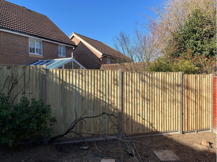 Closeboard fencing installation Canterbury by Moores Fencing