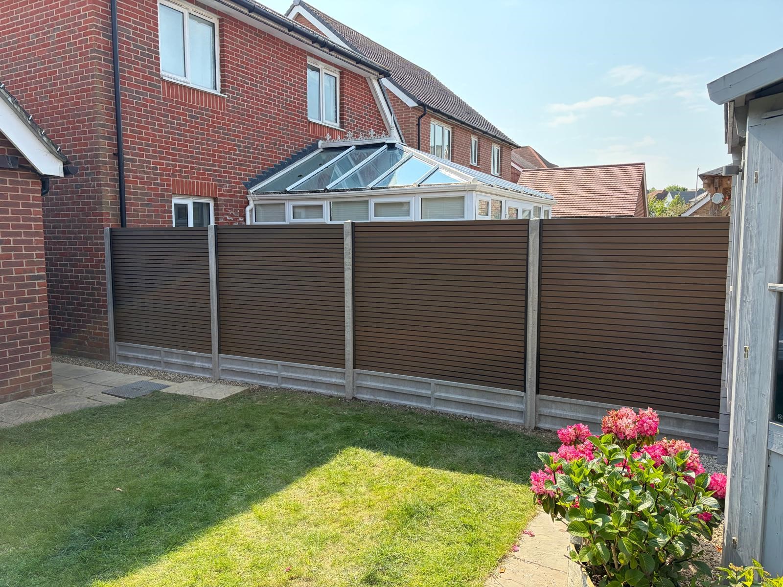 Composite fencing installation Canterbury East Kent
