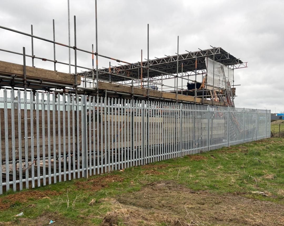Metal security fencing commercial East Kent
